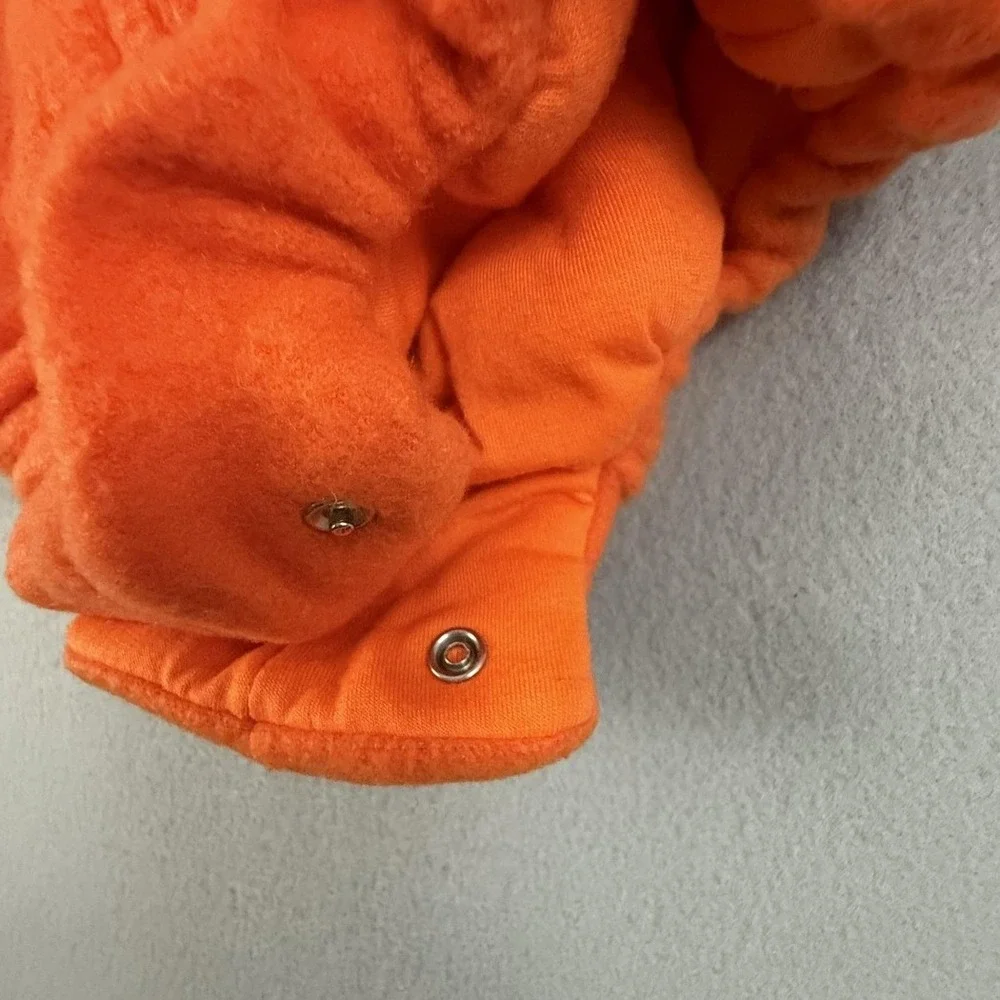 Clothing‎ Pumpkin Costume Unisex Baby Orange Fleece Hooded Romper Mingyilu